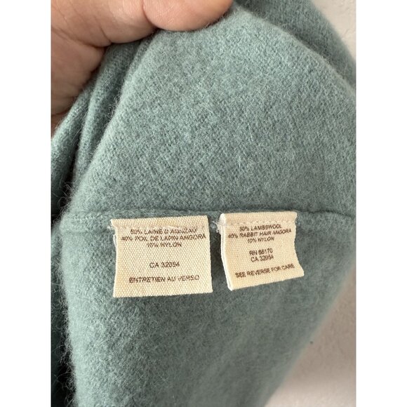 Free People Lambs wool and Angora Flutter Sleeve Babydoll Top - Picture 7 of 8